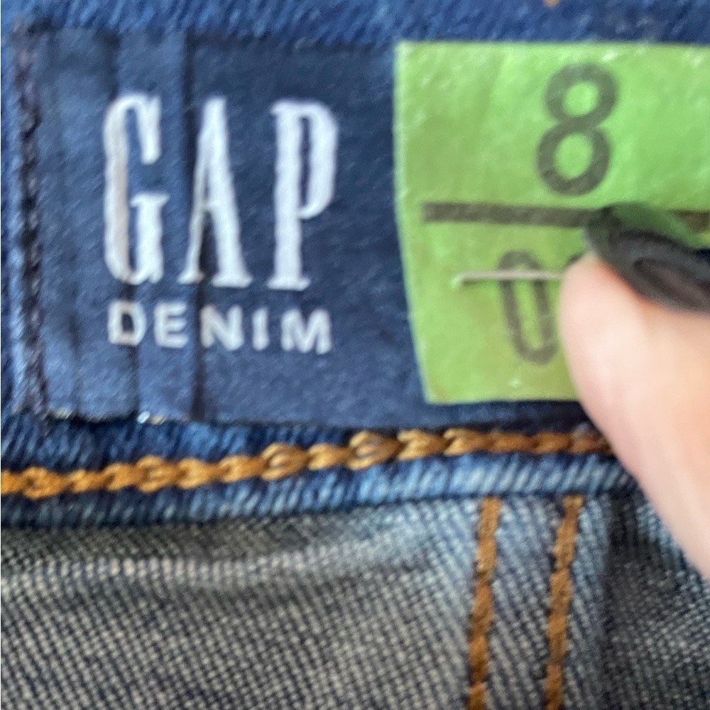 #033, Gap denim high rise universal legging, size 6 long - Picture 3 of 3
